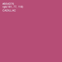 #B54D76 - Cadillac Color Image