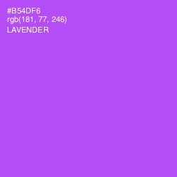 #B54DF6 - Lavender Color Image