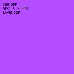 #B54DFF - Lavender Color Image