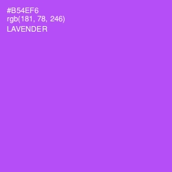 #B54EF6 - Lavender Color Image