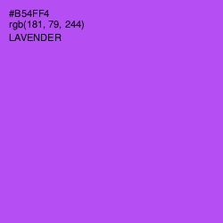 #B54FF4 - Lavender Color Image