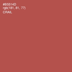 #B5514D - Crail Color Image