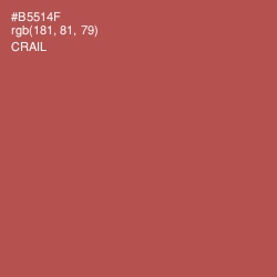 #B5514F - Crail Color Image