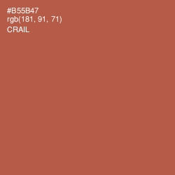 #B55B47 - Crail Color Image