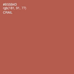 #B55B4D - Crail Color Image