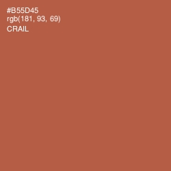 #B55D45 - Crail Color Image