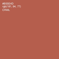 #B55E4D - Crail Color Image