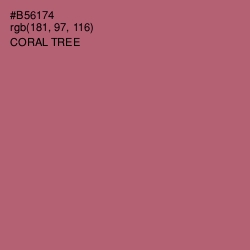 #B56174 - Coral Tree Color Image