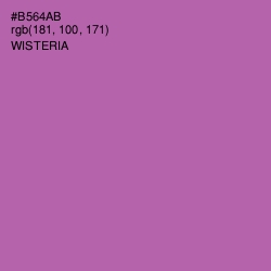 #B564AB - Wisteria Color Image