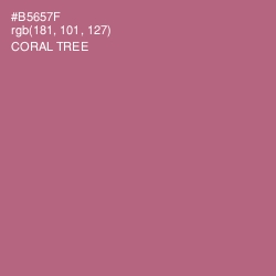 #B5657F - Coral Tree Color Image