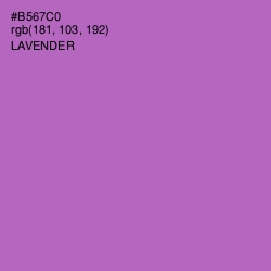 #B567C0 - Lavender Color Image