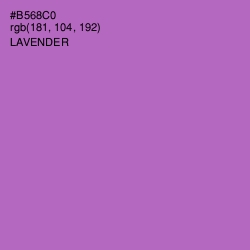 #B568C0 - Lavender Color Image