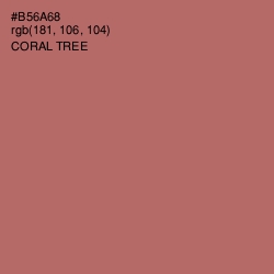 #B56A68 - Coral Tree Color Image