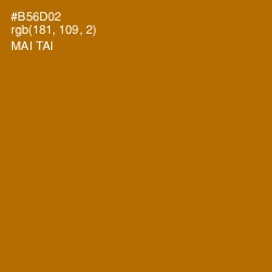 #B56D02 - Mai Tai Color Image