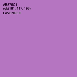 #B575C1 - Lavender Color Image