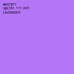 #B575F7 - Lavender Color Image