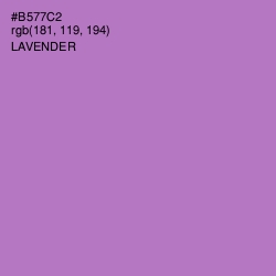 #B577C2 - Lavender Color Image