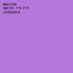 #B577D9 - Lavender Color Image