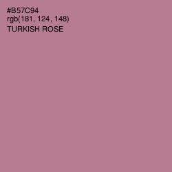#B57C94 - Turkish Rose Color Image