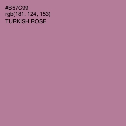 #B57C99 - Turkish Rose Color Image