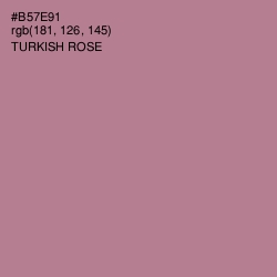 #B57E91 - Turkish Rose Color Image