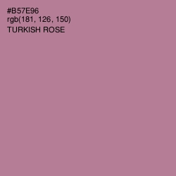 #B57E96 - Turkish Rose Color Image