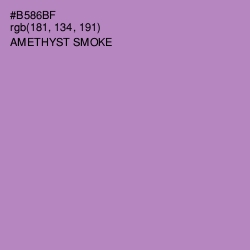 #B586BF - Amethyst Smoke Color Image