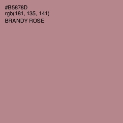 #B5878D - Brandy Rose Color Image