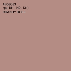 #B58C83 - Brandy Rose Color Image