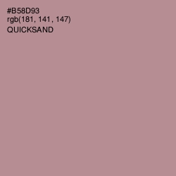 #B58D93 - Quicksand Color Image