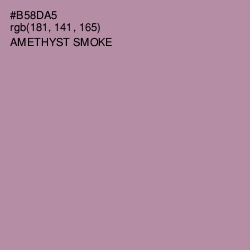 #B58DA5 - Amethyst Smoke Color Image