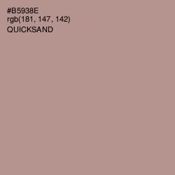 #B5938E - Quicksand Color Image