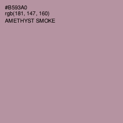 #B593A0 - Amethyst Smoke Color Image