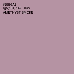 #B593A2 - Amethyst Smoke Color Image