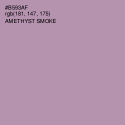 #B593AF - Amethyst Smoke Color Image