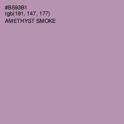 #B593B1 - Amethyst Smoke Color Image