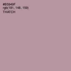 #B5949F - Thatch Color Image