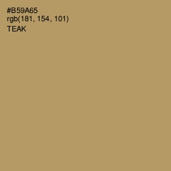 #B59A65 - Teak Color Image
