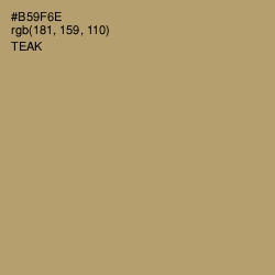 #B59F6E - Teak Color Image