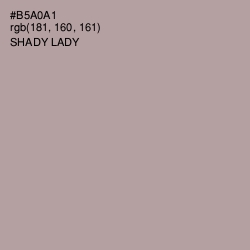 #B5A0A1 - Shady Lady Color Image