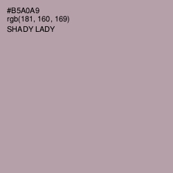 #B5A0A9 - Shady Lady Color Image