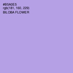 #B5A0E5 - Biloba Flower Color Image