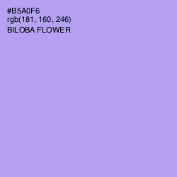 #B5A0F6 - Biloba Flower Color Image