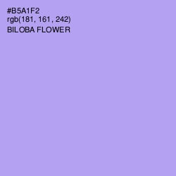 #B5A1F2 - Biloba Flower Color Image