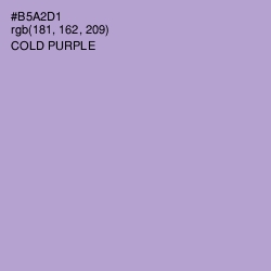 #B5A2D1 - Cold Purple Color Image