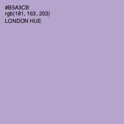 #B5A3CB - London Hue Color Image