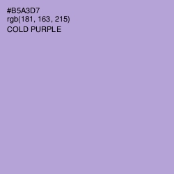 #B5A3D7 - Cold Purple Color Image