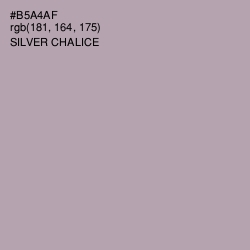 #B5A4AF - Silver Chalice Color Image