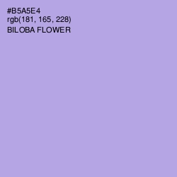#B5A5E4 - Biloba Flower Color Image