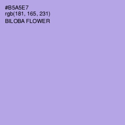 #B5A5E7 - Biloba Flower Color Image